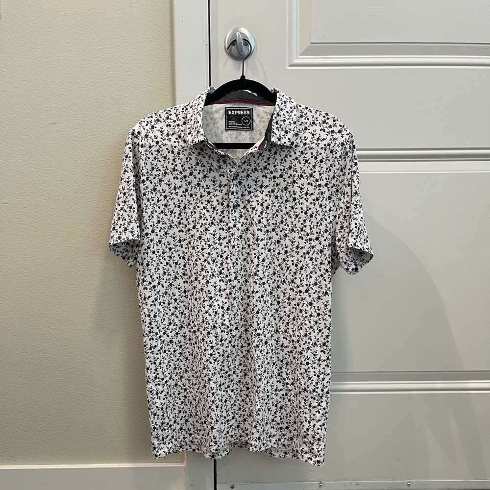 Express Stretch Polo - Floral